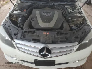 2011 Mercedes-Benz C with VIN WDDGF5EB2BA507943, listed as a Copart auction lot 52599975 with 123,581 mi miles and Salvage Title. Bid and sale history available at carsss.com. Image 11.