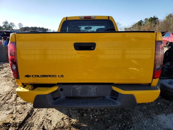 2005 Chevrolet Colorado LS ZQ8 with VIN 1GCCS196258119438, listed as a Copart auction lot 85869924 with 191,811 mi miles and Clean Title. Bid and sale history available at carsss.com. Image 6.