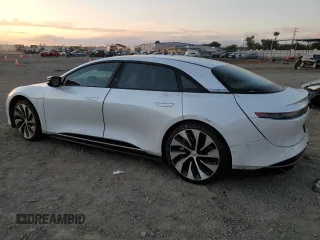 2023 Lucid Air Touring with VIN 50EA1TEA3PA002281, listed as a Copart auction lot 82719864 with 0 mi miles and Salvage Title. Bid and sale history available at carsss.com. Image 2.