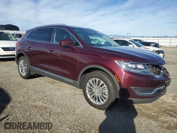 2017 Lincoln MKX Select with VIN 2LMPJ8KPXHBL16665, listed as a Copart auction lot 83374374 with 103,006 mi miles and Salvage Title. Bid and sale history available at carsss.com. Image 4.