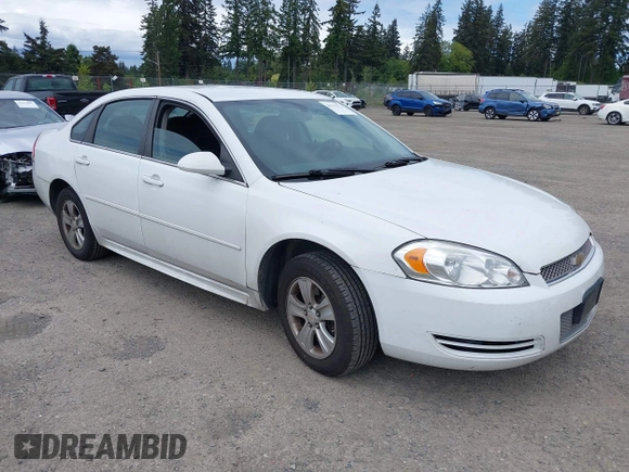 2015 Chevrolet Impala LS with VIN 2G1WA5E36F1163958, listed as a IAAI auction lot 42322814 with 154,683 mi miles and . Bid and sale history available at DreamBid. Image 1.