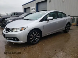 2014 Honda Civic Sedan EX-L with VIN 19XFB2F99EE008232, listed as a Copart auction lot 42813785 with 105,906 mi miles and Salvage Title. Bid and sale history available at carsss.com. Image 1.