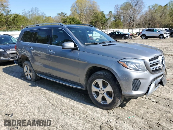 2017 Mercedes-Benz GLS with VIN 4JGDF6EE7HA768874, listed as a Copart auction lot 52152185 with 133,738 mi miles and Salvage Title. Bid and sale history available at carsss.com. Image 4.