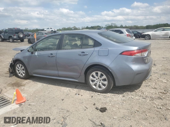 2020 Toyota Corolla LE with VIN JTDEPRAEXLJ059829, listed as a Copart auction lot 53912185 with 50,790 mi miles and Salvage Title. Bid and sale history available at DreamBid. Image 2.