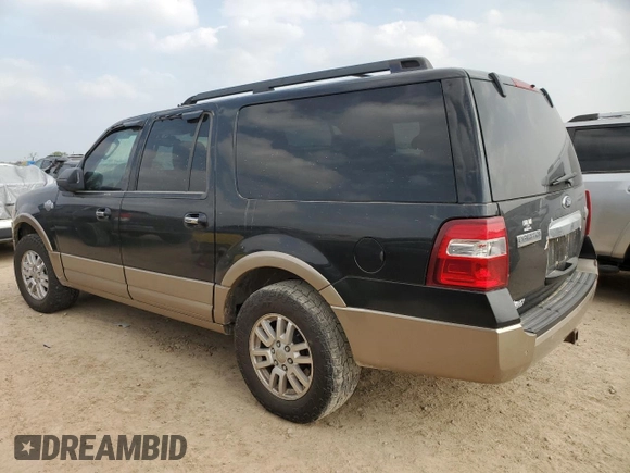 2012 Ford Expedition Max King Ranch with VIN 1FMJK1J52CEF66758, listed as a Copart auction lot 51311625 with 282,723 mi miles and Clean title. Bid and sale history available at DreamBid. Image 2.
