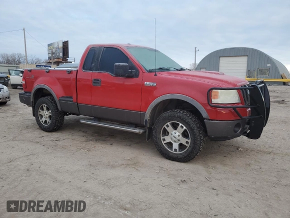 2006 Ford F-150 XLT with VIN 1FTRF04586KB63519, listed as a Copart auction lot 89058325 with 152,681 mi miles and Salvage Title. Bid and sale history available at carsss.com. Image 4.