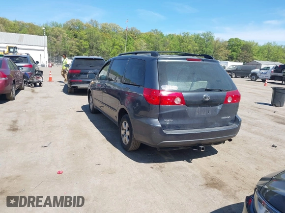 2010 Toyota Sienna CE with VIN 5TDKK4CC5AS296647, listed as a IAAI auction lot 42108661 with 204,048 mi miles and . Bid and sale history available at DreamBid. Image 3.