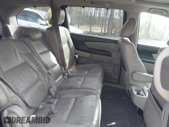 2013 Honda Odyssey Touring with VIN 5FNRL5H96DB003796, listed as a IAAI auction lot 41828376 with 6,308 mi miles and . Bid and sale history available at carsss.com. Image 8.