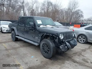 2023 Jeep Gladiator Overland with VIN 1C6HJTFG4PL564093, listed as a IAAI auction lot 41594203 with 37,740 mi miles. Bid and sale history available at carsss.com. Image 1.