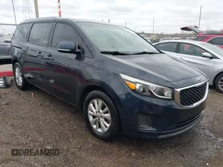 2017 Kia Sedona LX with VIN KNDMB5C12H6247879, listed as a IAAI auction lot 42020233 with 113,919 mi miles and . Bid and sale history available at DreamBid. Image 1.