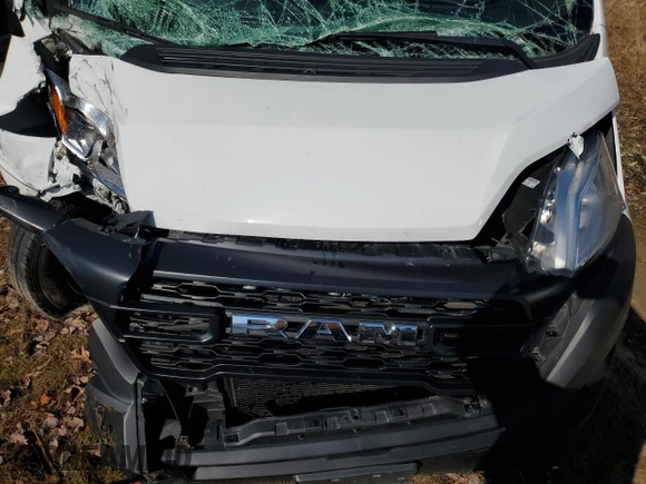 2023 Ram ProMaster Cargo with VIN 3C6MRVJG0PE514388, listed as a Copart auction lot 50252345 with Not Provided miles and Salvage Title. Bid and sale history available at DreamBid. Image 11.