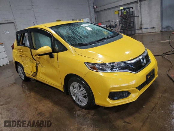 2018 Honda Fit LX with VIN 3HGGK5H45JM730550, listed as a Copart auction lot 61151765 with 50,924 mi miles and Salvage title. Bid and sale history available at DreamBid. Image 4.