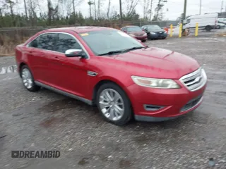 2010 Ford Taurus Limited with VIN 1FAHP2FW7AG162258, listed as a IAAI auction lot 41625767 with 187,205 mi miles. Bid and sale history available at carsss.com. Image 1.