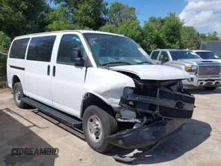 2024 Chevrolet Express Passenger with VIN 1GAWGEF77R1283438, listed as a IAAI auction lot 42610729 with 16,682 mi miles and . Bid and sale history available at DreamBid. Image 1.