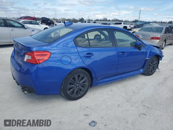 2021 Subaru WRX with VIN JF1VA1A60M9824115, listed as a Copart auction lot 45706985 with 29,737 mi miles and Salvage Title. Bid and sale history available at carsss.com. Image 3.