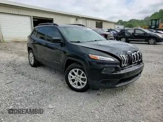 2016 Jeep Cherokee Sport with VIN 1C4PJLAS0GW233882, listed as a Copart auction lot 55733015 with 134,136 mi miles and Salvage Title. Bid and sale history available at DreamBid. Image 14.