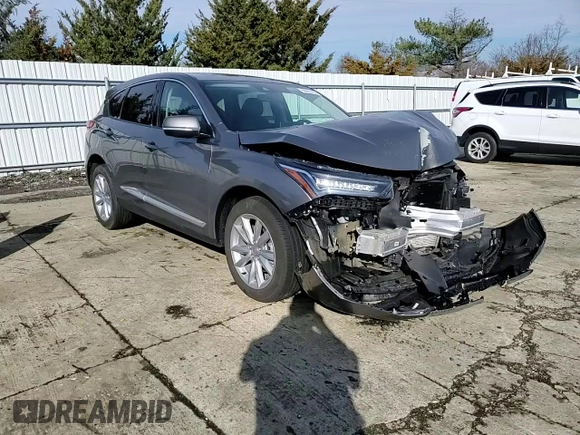2022 Acura RDX with VIN 5J8TC2H33NL017218, listed as a Copart auction lot 50351255 with 21,288 mi miles and Salvage Title. Bid and sale history available at carsss.com. Image 12.