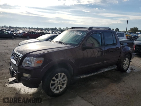 2008 Ford Explorer Sport Trac Limited with VIN 1FMEU53E58UA52044, listed as a Copart auction lot 72791104 with 137,837 mi miles and Salvage title. Bid and sale history available at DreamBid. Image 1.