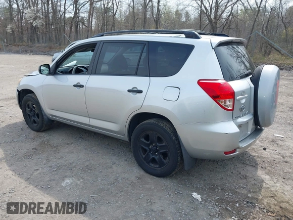 2007 Toyota RAV4 with VIN JTMBD35V075109123, listed as a IAAI auction lot 42107927 with 201,396 mi miles. Bid and sale history available at carsss.com. Image 3.