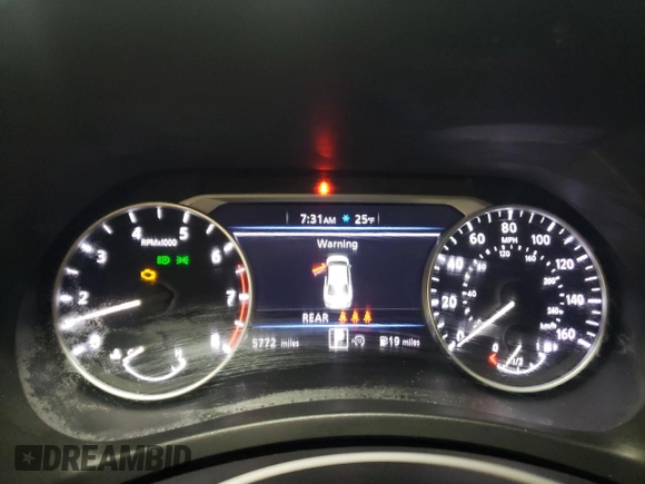 2024 Nissan Sentra SR with VIN 3N1AB8DV4RY288050, listed as a Copart auction lot 43603115 with 5,772 mi miles and Salvage Title. Bid and sale history available at carsss.com. Image 9.