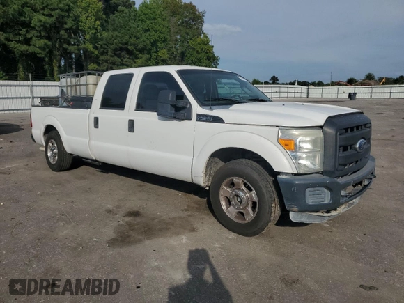 2011 Ford F-250 XL with VIN 1FT7W2A60BEC22099, listed as a Copart auction lot 72345524 with 222,042 mi miles and Salvage Title. Bid and sale history available at carsss.com. Image 4.