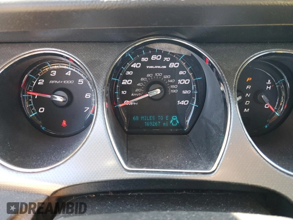 2012 Ford Taurus SEL with VIN 1FAHP2EW3CG127785, listed as a Copart auction lot 52563935 with 169,267 mi miles and Clean Title. Bid and sale history available at DreamBid. Image 9.