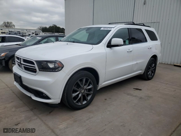 2018 Dodge Durango GT with VIN 1C4RDJDG7JC266141, listed as a Copart auction lot 48046345 with 179,839 mi miles and Clean Title. Bid and sale history available at carsss.com. Image 1.