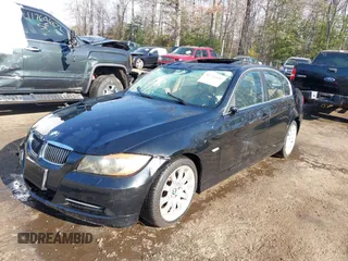 2006 BMW 3 Series 330xi with VIN WBAVD33546KV67597, listed as a IAAI auction lot 41754619 with 1 mi miles. Bid and sale history available at carsss.com. Image 2.