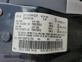 2007 Chrysler PT Cruiser Touring z VIN 3A4FY58B87T617241, wystawiony jako Copart lot #70656004 z przebiegiem 86 296 mil mil oraz Szkoda całkowita • Salvage title. Historia ofert i sprzedaży dostępna na DreamBid. Obrazek 12.