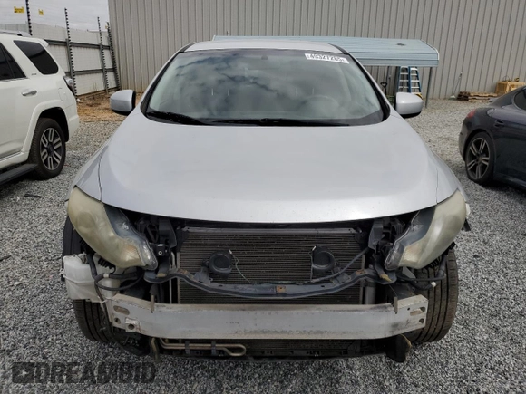 2012 Nissan Murano S with VIN JN8AZ1MW4CW206037, listed as a Copart auction lot 49327285 with 203,549 mi miles and Salvage Title. Bid and sale history available at DreamBid. Image 5.
