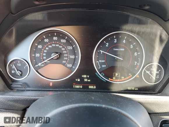 2015 BMW 3 Series 328i xDrive z VIN WBA3B3C59FJ985561, wystawiony jako Copart lot #55222995 z przebiegiem 116 610 mil mil oraz Szkoda całkowita • Salvage title. Historia ofert i sprzedaży dostępna na DreamBid. Obrazek 9.
