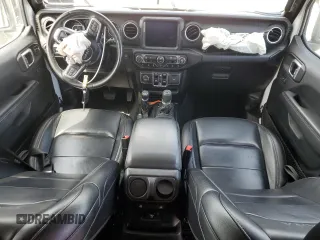 2021 Jeep Wrangler Unlimited Sahara with VIN 1C4HJXEG4MW550691, listed as a Copart auction lot 55654035 with Not provided miles and Salvage title. Bid and sale history available at DreamBid. Image 8.