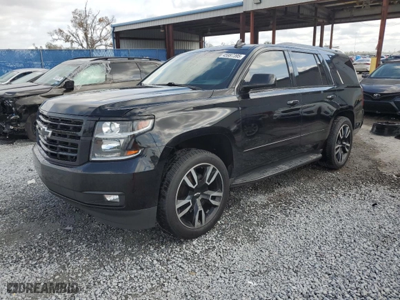 2018 Chevrolet Tahoe Premier with VIN 1GNSCCKJ1JR265084, listed as a Copart auction lot 45997395 with 105,575 mi miles and Salvage Title. Bid and sale history available at carsss.com. Image 1.