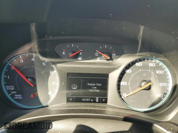 2020 Chevrolet Equinox LS z VIN 3GNAXFEV3LS585393, wystawiony jako Copart lot #48416025 z przebiegiem 105 797 mil mil oraz Szkoda całkowita • Salvage title. Historia ofert i sprzedaży dostępna na DreamBid. Obrazek 9.