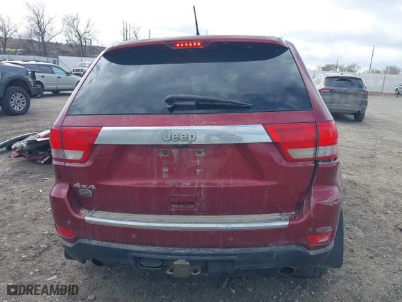 2012 Jeep Grand Cherokee Overland with VIN 1C4RJFCT3CC115465, listed as a IAAI auction lot 41759070 with 1 mi miles. Bid and sale history available at carsss.com. Image 17.