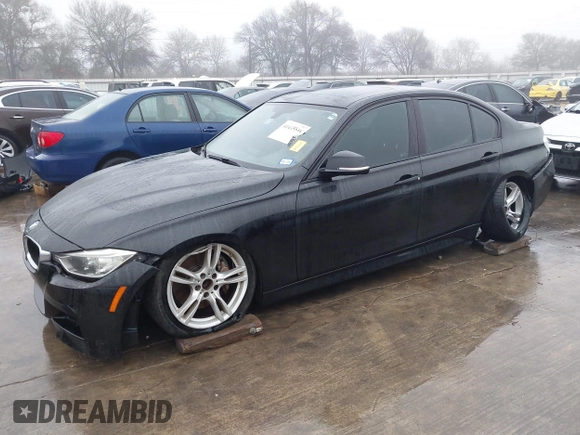 2014 BMW 3 Series 335i with VIN WBA3A9C57EF477662, listed as a IAAI auction lot 41435544 with 129,543 mi miles. Bid and sale history available at carsss.com. Image 6.