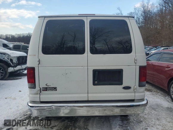 2005 Ford Econoline Passenger XL with VIN 1FBNE31L85HB47326, listed as a Copart auction lot 88312785 with Not Provided miles and Salvage Title. Bid and sale history available at carsss.com. Image 6.