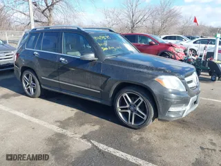 2014 Mercedes-Benz GLK-Class GLK 350 with VIN WDCGG8JB7EG236260, listed as a IAAI auction lot 41684638 with 114,630 mi miles. Bid and sale history available at carsss.com. Image 1.