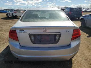 2005 Acura TL with VIN 19UUA66225A801803, listed as a Copart auction lot 49325355 with 208,894 mi miles and Salvage Title. Bid and sale history available at carsss.com. Image 6.