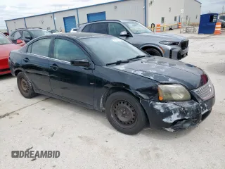 2011 Mitsubishi Galant ES with VIN 4A32B3FF0BE017044, listed as a Copart auction lot 51012315 with 181,615 mi miles and Salvage Title. Bid and sale history available at carsss.com. Image 4.