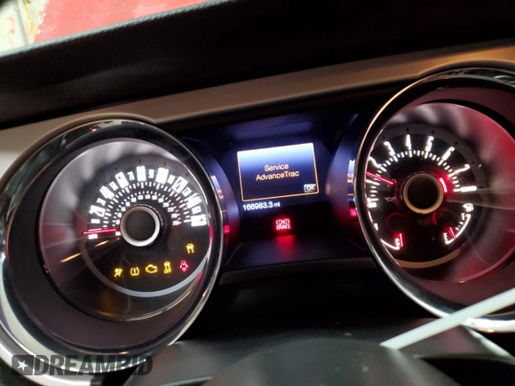 2013 Ford Mustang GT with VIN 1ZVBP8CF8D5263930, listed as a Copart auction lot 55014525 with 166,983 mi miles and Salvage title. Bid and sale history available at DreamBid. Image 9.
