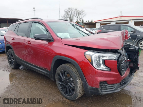 2023 GMC Terrain SLE with VIN 3GKALTEG6PL197972, listed as a IAAI auction lot 41468506 with Not Provided miles and . Bid and sale history available at carsss.com. Image 1.
