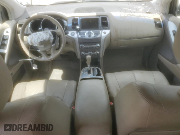 2012 Nissan Murano SL with VIN JN8AZ1MW2CW224343, listed as a Copart auction lot 53629575 with 104,626 mi miles and Salvage Title. Bid and sale history available at DreamBid. Image 8.