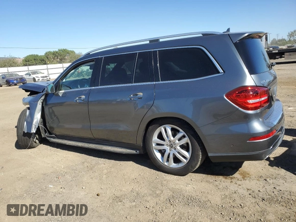 2017 Mercedes-Benz GLS 450 with VIN 4JGDF6EE3HA968974, listed as a Copart auction lot 67639594 with 104,330 mi miles and Salvage Title. Bid and sale history available at DreamBid. Image 2.