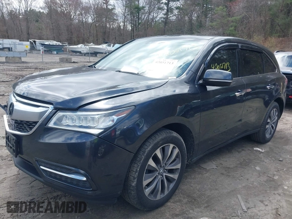 2014 Acura MDX Technology z VIN 5FRYD4H4XEB018860, wystawiony jako IAAI lot #42051713 z przebiegiem 154 690 mil mil oraz . Historia ofert i sprzedaży dostępna na DreamBid. Obrazek 2.