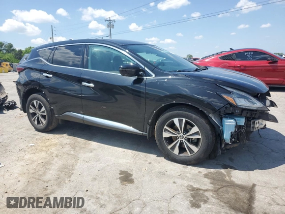 2019 Nissan Murano S with VIN 5N1AZ2MJ6KN119102, listed as a Copart auction lot 54857515 with 108,267 mi miles and Salvage Title. Bid and sale history available at DreamBid. Image 4.