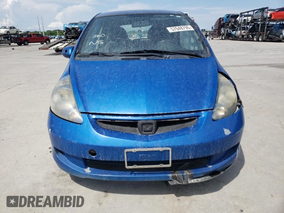 2008 Honda Fit Sport z VIN JHMGD386X8S062730, wystawiony jako Copart lot #57648795 z przebiegiem 233 820 mil mil oraz Szkoda całkowita • Salvage title. Historia ofert i sprzedaży dostępna na DreamBid. Obrazek 5.