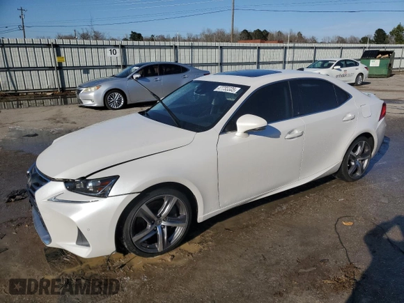 2019 Lexus IS with VIN JTHBA1D26K5090654, listed as a Copart auction lot 47735505 with 54,507 mi miles and Salvage Title. Bid and sale history available at carsss.com. Image 1.