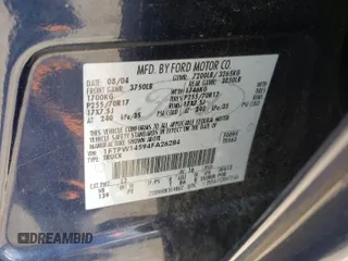 2004 Ford F-150 XLT with VIN 1FTPW14594FA26284, listed as a Copart auction lot 59796025 with 167,951 mi miles and Clean title. Bid and sale history available at DreamBid. Image 12.