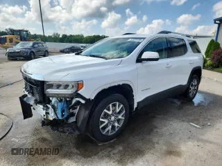 2023 GMC Acadia SLT with VIN 1GKKNUL42PZ150802, listed as a Copart auction lot 62529185 with 34,842 mi miles and Salvage title. Bid and sale history available at DreamBid. Image 1.
